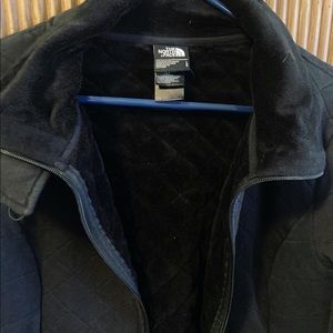 North face quilted jacket women’s black
